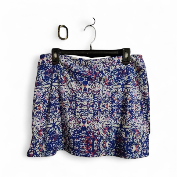 Tranquility Women’s L - Floral Skort w/ Built-In Shorts 18JC - Picture 2 of 6